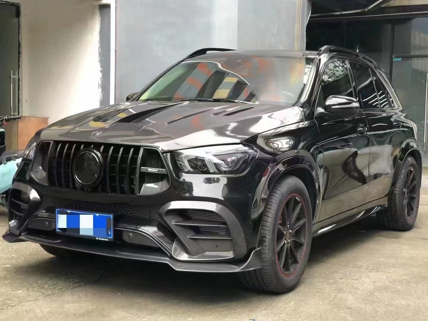 For 2020-2022 Mercedes GLE Carbon Fiber Body Kit GLE GLE Coupe Upgraded for Bras-style Carbon Fiber Body Kit