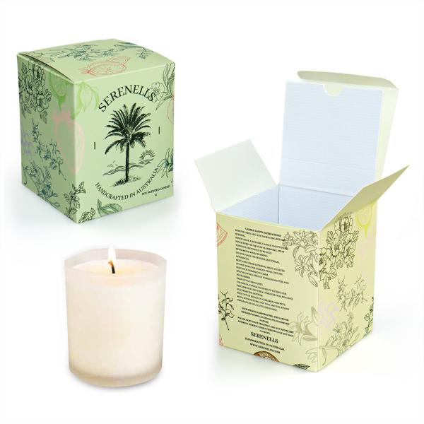 Custom Logo Waterproof Personal Brand Scented Candle Box Color Printing High