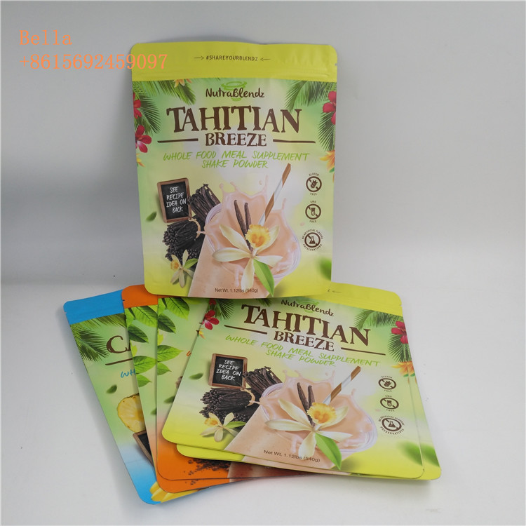 Stand Up Snack Bag Packaging Custom Printed Prevent Leakage For Food Industry