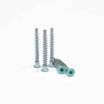 Countersunk Head Straight Repair Furniture Screws With Hexagonal Roller Coaster