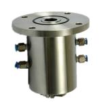 Solid Shaft Ferrofluidic Feedthrough Magnetic Fluid Seal