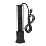 US Pop Up Worktop Socket Silver Color Household Office Furniture USB Ports