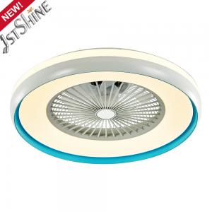 Wholesale OEM 6500K Bedroom Ceiling Fan Light 24 Inch AC Motor 3 Speed from china suppliers