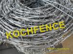 Customizable Twisted Barbed Wire , Firm Frame Steel Barbed Wire anti corrosion