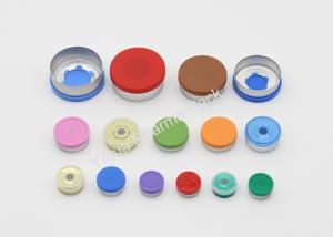 Wholesale Vial Caps 13mm 20mm 32mm Pharmaceutical Aluminum Plastic Flip Off Vial Cap from china suppliers