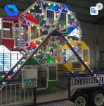 QiangLi Portable Carnival Rides 6 / 24seats Mini Ferris Wheel CE Approved