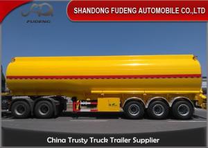 Wholesale 45000-50000 Litres 3 Axle Semi Trailer , Oil Tanker Vehicle CE Certified from china suppliers