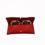 Exquisite Soft Leather Eyeglasses Cases Personalised Sunglasses Case 180mm