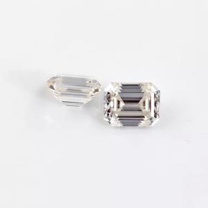 Wholesale IGI Certified 4+ct Lab Created CVD Diamond Long Emerald Cut For Jewelry Decoration from china suppliers