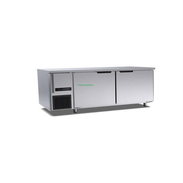 1200×700×800mm Commercial Table Top Freezer 260l 200w Work Table Freezer Two