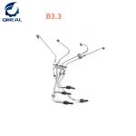 Excavator Spar Part 6WG1 direct injection high pressure oil pipe