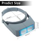 Binocular Glass Jewelry Accessories Tools Magnifiers Double Lens Reading Head