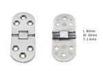 Zinc Alloy Furniture Hinges For a Flush Installation In a Table Or Desk Top.