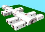 Mobile Isolation Inflatable Medical Event Tent For Emergency Shelter Hospistal