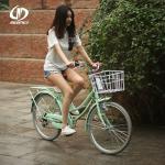 Retro 24 26 Inch Women Bicycle Utility City Bike Carbon Steel Material