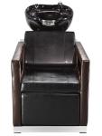 Luxury Salon Shampoo Chairs With Cushion Headrest , Electric Footrest