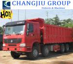 Good Condition Fairly Used 371HP Euro3 8X4 Sinotruck HOWO 12wheels Dump Truck