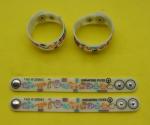 Personalized Soft PVC Rubber Wristband Sport Bracelet With Embossed Logo ,