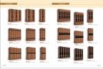 Young People Home Room Furniture Melamine Wardrobe Black High Gloss Finish