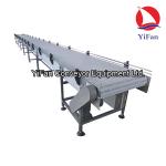 Plastic Modular Mesh Belt Conveyor in stainless steel frame
