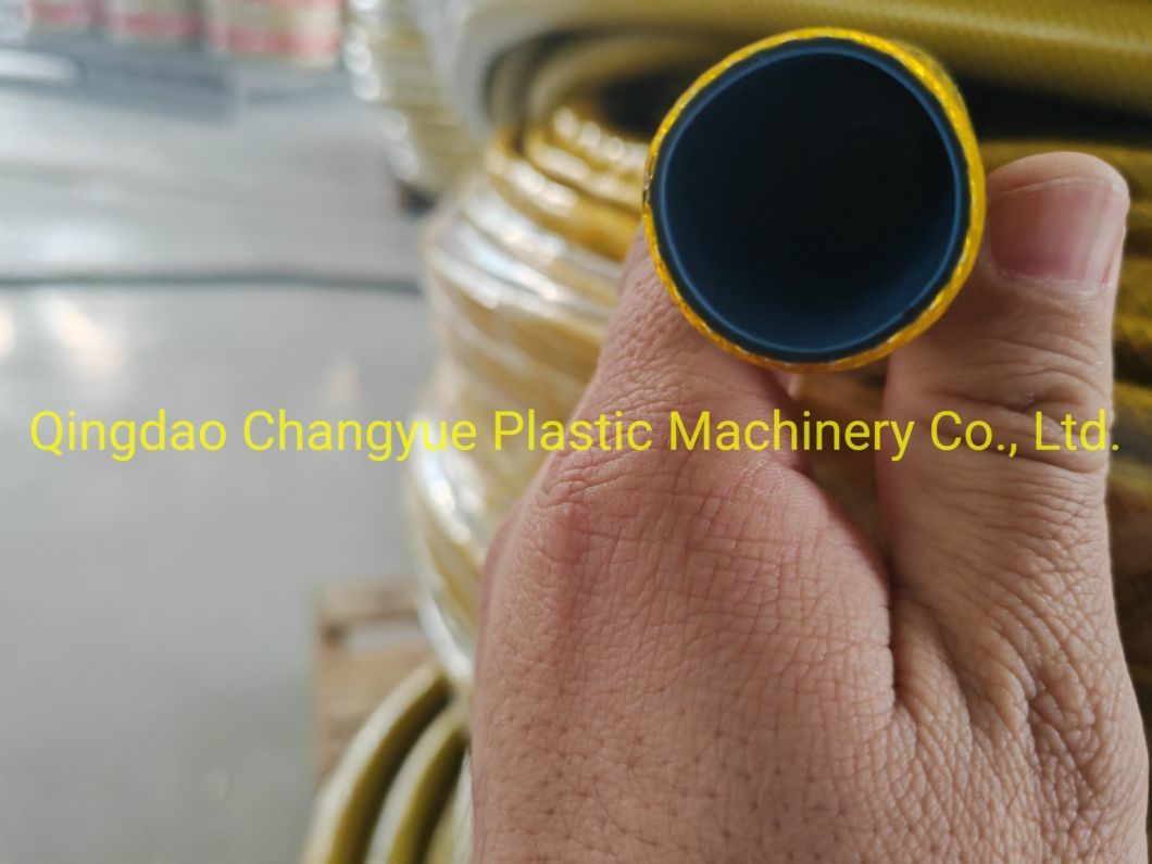 PVC Steel Wire Reinforced Pipe Production Line / Plastic PVC Steel Wire Hose Making Machine