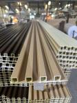 Laminated Wpc Indoor Wall Panel Water Resistant 15cmx26mmx3m