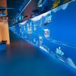 3200 Lumen Shopping Mall Interactive Games Projector 1024*768 Resolution