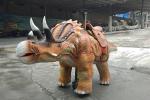 Amusement Park Animatronic Walking Dinosaur Rides For Kids And Adults