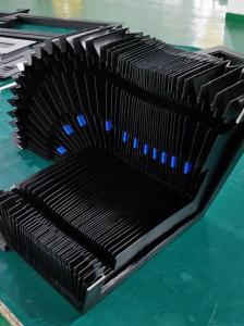 Wholesale Heat-sealed &amp;folded bellows fabric +PVC for any kind of machine dust covers from china suppliers