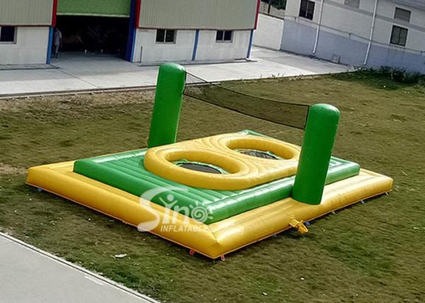 Commercial grade small size kids N adults inflatable bossaball court with