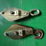 Heavy Duty Wire Pulley Tackle Snatch Block Overhead Line Steel Sheaves