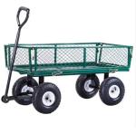 Versatile Heavy Duty Mesh Steel Wagon Cart for Beach Farm Lawn Plants 170KGS