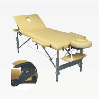Yellow Three Aluminium Folding Massage Tables For Medical Surgical Instruments