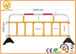2 Meter Road Safety Temporary Plastic Traffic Barriers for Road Construction