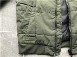 Plastic PU Leather Coat Fatigue Quilted Polyester Padded Bomber Puffer Jacket