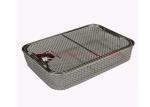 Medical Sterilization Wire Mesh Tray For Surgical Instruments 316l SS Grade
