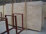 Polished Oman Beige Marble Slab Countertop For Indoor Ground 20mm Thickness