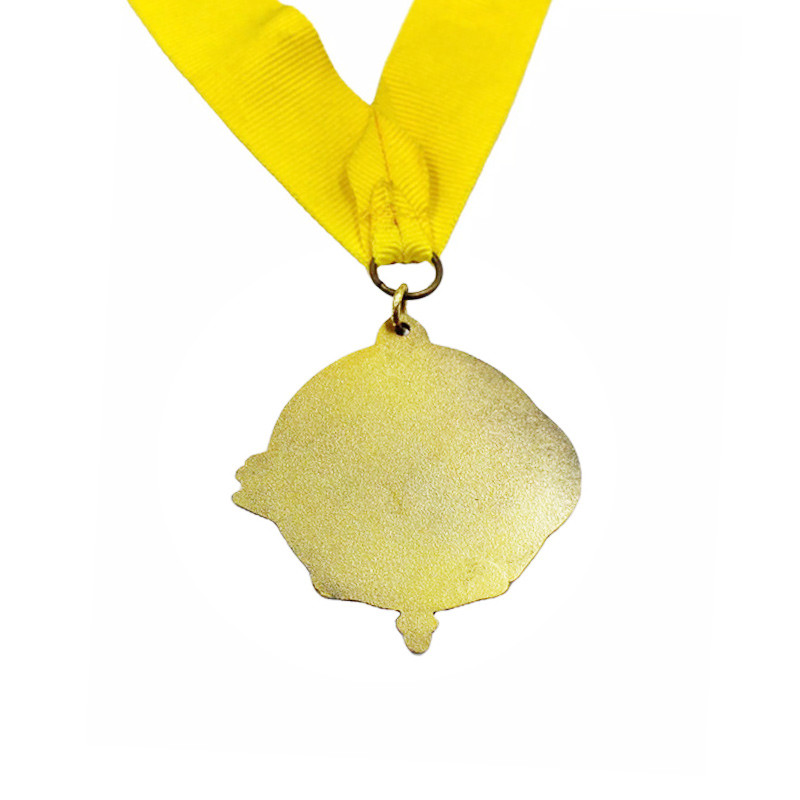 Brushing Custom Marathon Sport Medal Zinc Alloy 3D Gold Metal Award