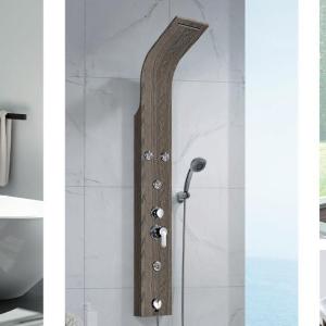 Wholesale All Aluminum shower cloumn ,shower panel DB-1555 1600X200X75MM from china suppliers