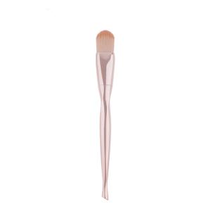 Wholesale Soft Silica Custom Logo Makeup Brushes , Cosmetic Face Brushes Electroplated Handle from china suppliers
