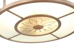 42 inch 3500K Remote Control Retractable Ceiling Fan Light 220VAc Invisible
