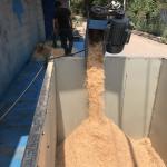 fewer dusts dry sand screw conveyor