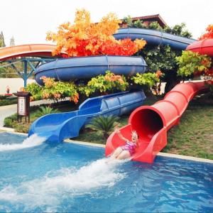 Wholesale Mini Water Park Kids' Water Slides Colorful Fiberglass Swimming Pool Slide from china suppliers