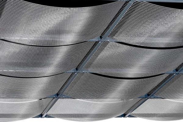 Sound Absorbing Stainless Steel Ceiling Panels Saving Resource Any Color