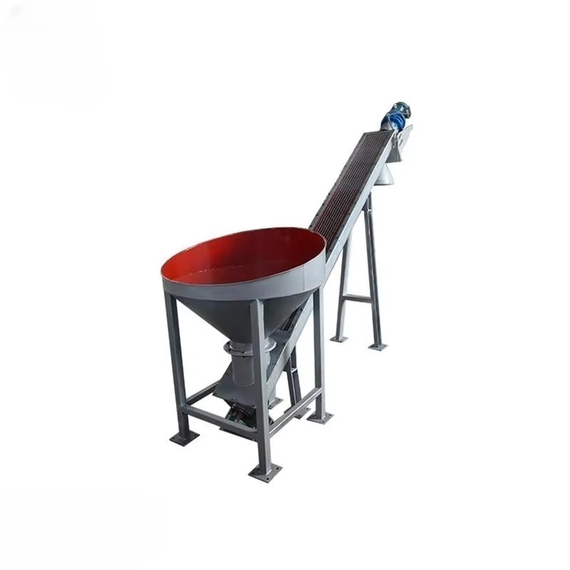 2024 OEM Custom Conveying Plastic Grain Screw Conveyor Helical Ice Screw Conveyor Auger Feeder For Grain