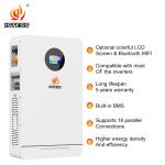 5.12kWh Storage System Lithium 200ah 25.6V Lifepo4 Battery Wall-mounted