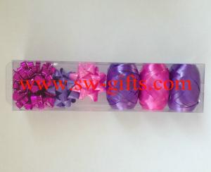 Wholesale Gift Decorative Plastic Ribbon Bow Metallic PP bow &amp; Ribbon Christmas accessory from china suppliers