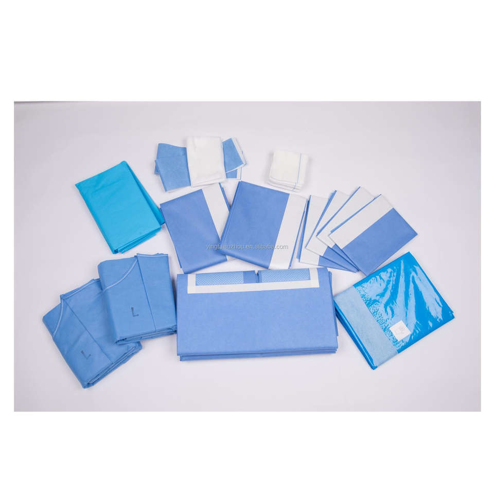Neuro Operation Disposable Laparotomy Drape Laparoscopy Drape Pack