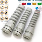 Spiral Cable Gland / Spiral Flexible Strain Relief Connector Nylon (Polyamide) 6