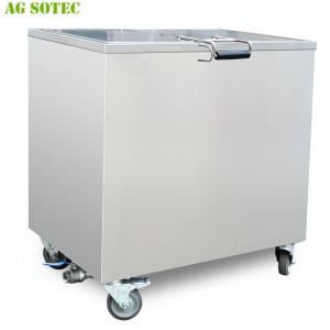 China 168L 230L Kitchen Hood Stainless Steel Soak Tank With Lockable Castor Wheels on sale